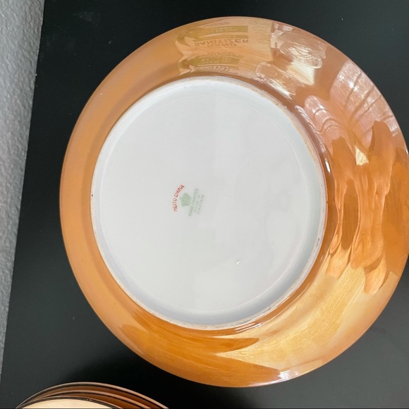 Vintage Meito China Luster Ware Salad Plates - set of 4 - Picture 4 of 5